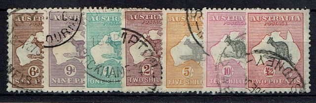 Image of Australia SG 107/14 FU British Commonwealth Stamp
